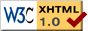 XHTML 1.0 valide